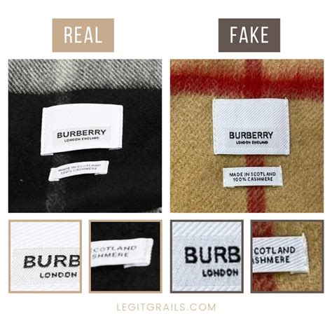 fake burberry scarf tags